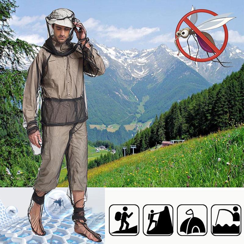 Outdoor Lightweight Anti-Mosquito Jacket & Pants & Shoe Covers & Mitts - clarioy