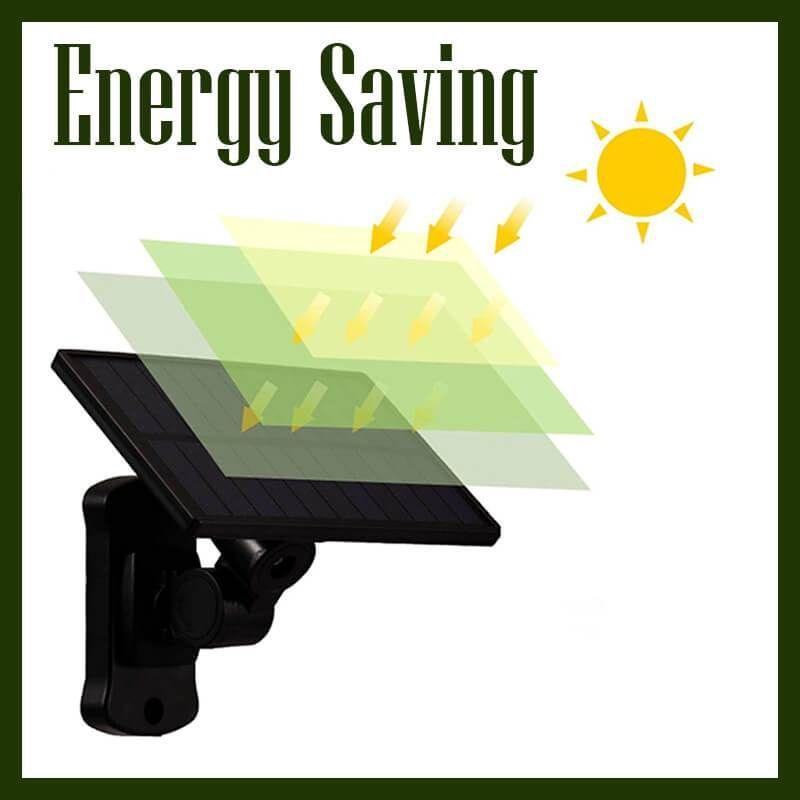 Triple LED Solar Wall Light - clarioy