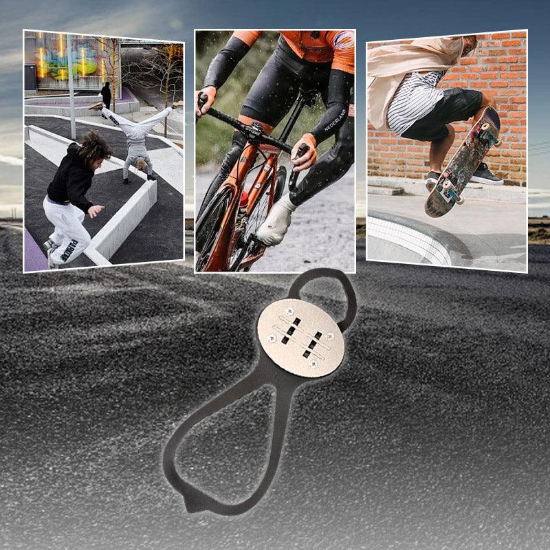 Sparking Flint Pad Shoe Cover for Skateboard & Motorcycle - clarioy