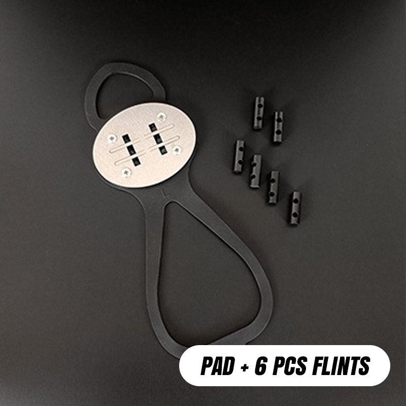 Sparking Flint Pad Shoe Cover for Skateboard & Motorcycle - clarioy