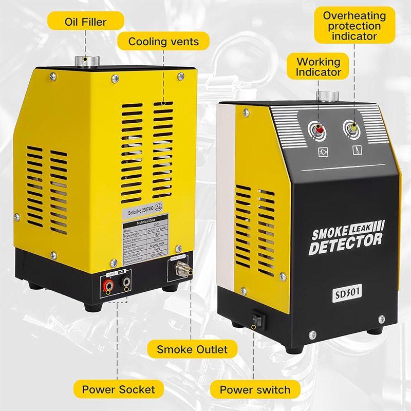 Automotive Smoke Machine Leak Detector - clarioy