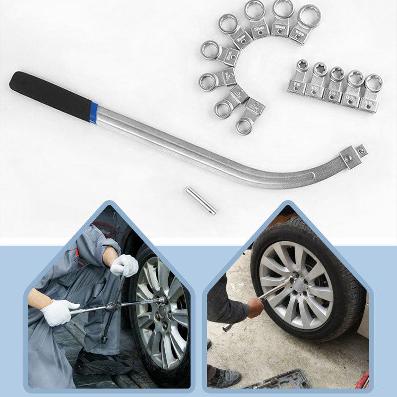 15 Piece Portable Replaceable Head Belt Wrenches Set - clarioy