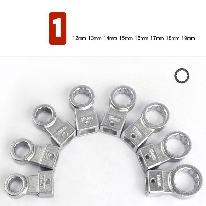 15 Piece Portable Replaceable Head Belt Wrenches Set - clarioy