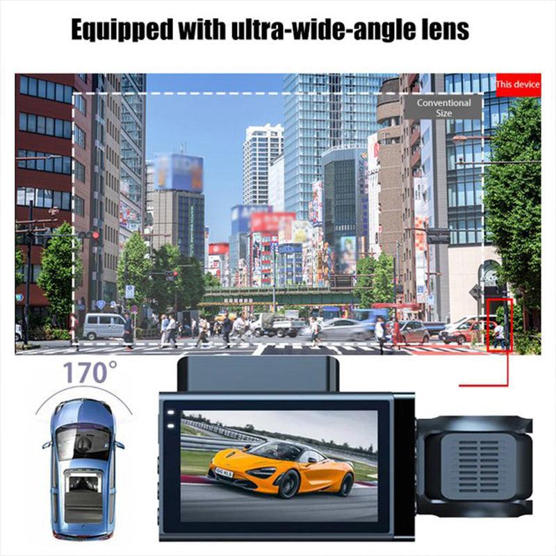 🌟Awesome Dashcam! 🌟🎥3-Channel HD Dash Cam - clarioy
