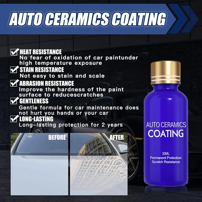 ⏳Buy 4 get 6 free (10pcs)⌛Car Protective Ceramic Spray Coating