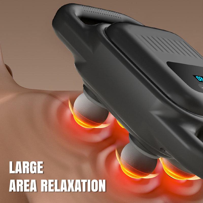 ๐๏ธโโ๏ธ4-Head Fascial Gun Massage Apparatus - clarioy