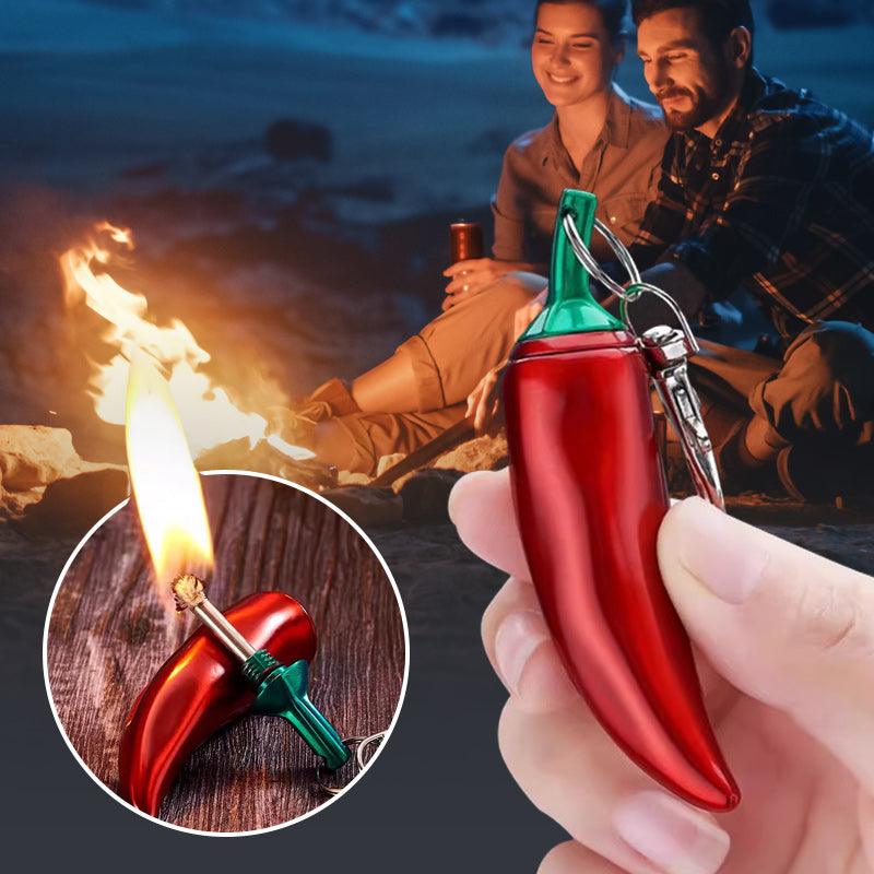 🌶️ Emergency Survival Keychain Lighter with Permanent Matches🔥 - clarioy