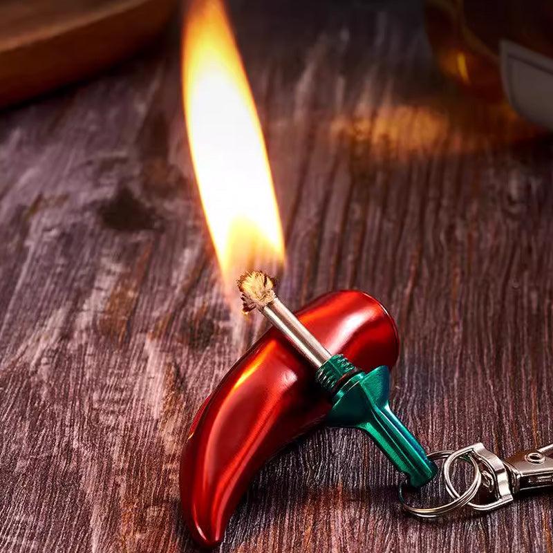 🌶️ Emergency Survival Keychain Lighter with Permanent Matches🔥 - clarioy
