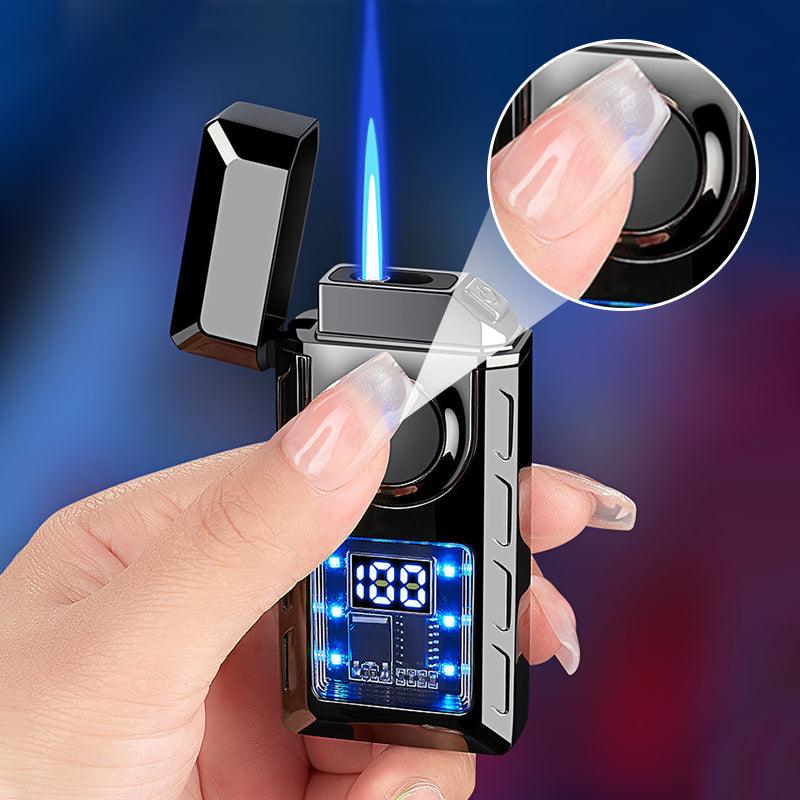 🔥Hot Sale🔥Multi-Functional Dual Flame Lighter with Colored Lights - clarioy