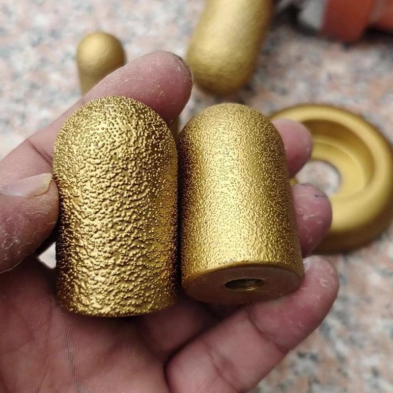 Vacuum Brazed Round Grinding Head Abrasive - clarioy