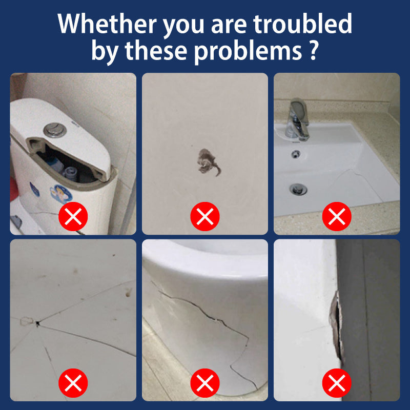 💧Multi-functional waterproof and anti-corrosion repair adhesive🔥 (suitable for ceramic floor tiles, walls, and kitchen countertops)