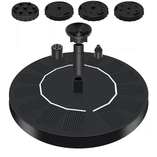 💧60% OFF NOW! ☀️ Solar Fountain Bird Bath Pump – 1.4W Solar Panel, 4 Nozzles & Submersible for Pond, Garden & Pool 🐦