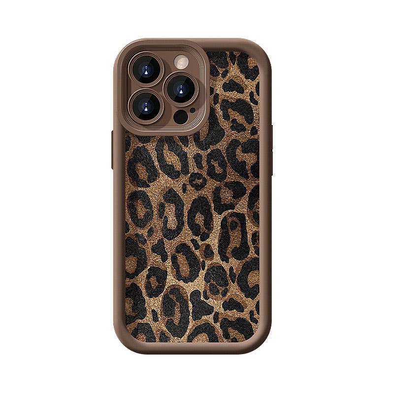 Leopard Print Case for iPhone with Lanyard - clarioy