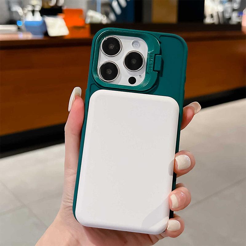 💥iPhone 16 is coming!💥 Silicone Magnetic Case with Invisible Lens Stand - clarioy