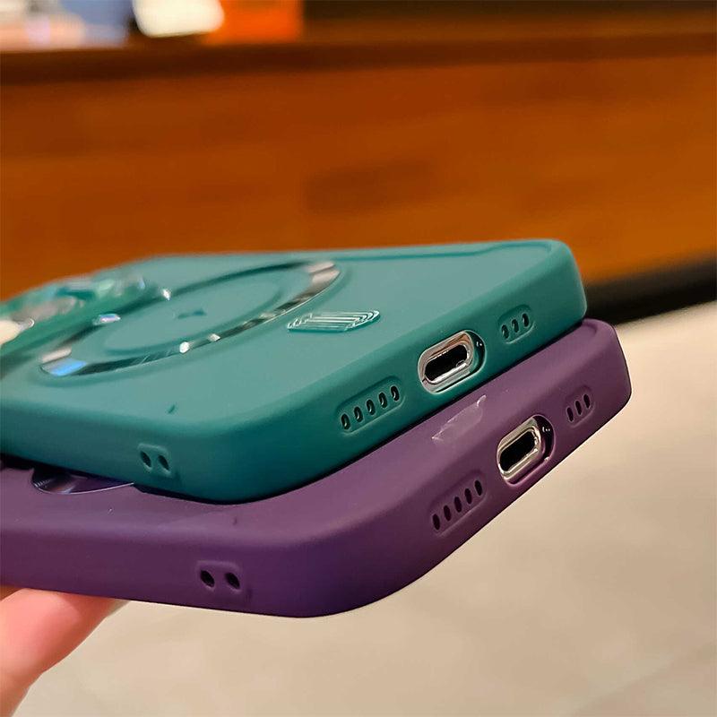 💥iPhone 16 is coming!💥 Silicone Magnetic Case with Invisible Lens Stand - clarioy
