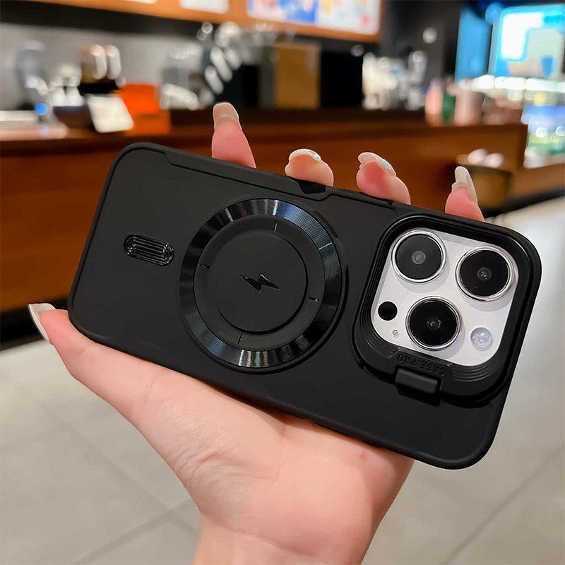 💥iPhone 16 is coming!💥 Silicone Magnetic Case with Invisible Lens Stand - clarioy