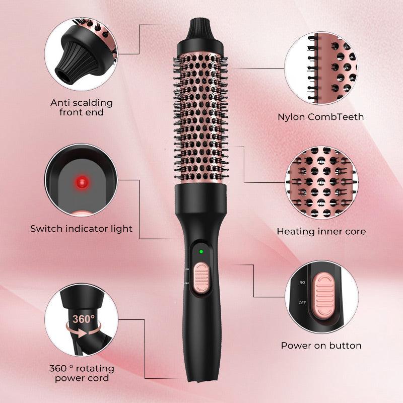 3 in 1 32mm Curling Iron Brush - clarioy