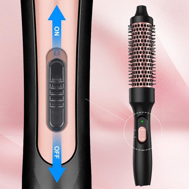 3 in 1 32mm Curling Iron Brush - clarioy
