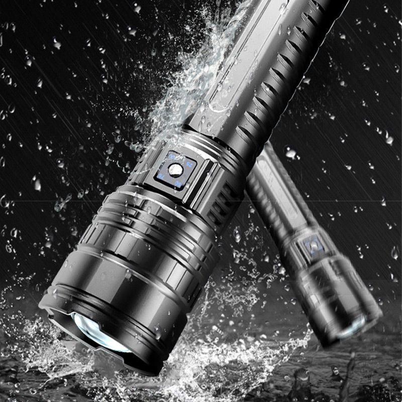 🔥Hot sale🔥Multifunctional White Laser Telescopic Zoom Tactical Flashlight - clarioy