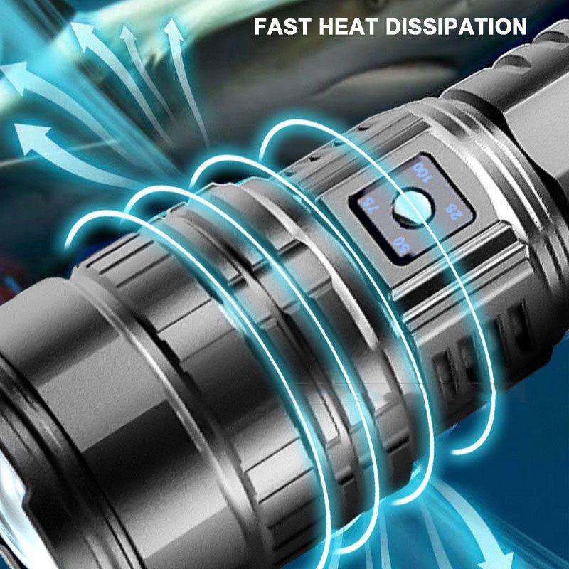 🔥Hot sale🔥Multifunctional White Laser Telescopic Zoom Tactical Flashlight - clarioy