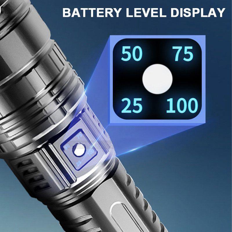 🔥Hot sale🔥Multifunctional White Laser Telescopic Zoom Tactical Flashlight - clarioy