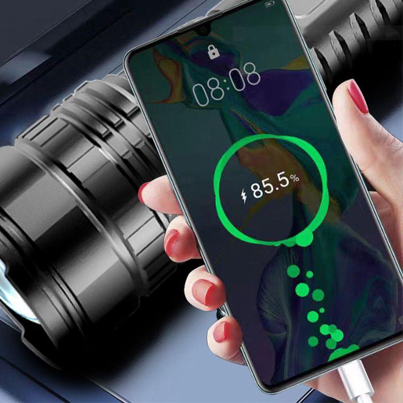 🔥Hot sale🔥Multifunctional White Laser Telescopic Zoom Tactical Flashlight - clarioy