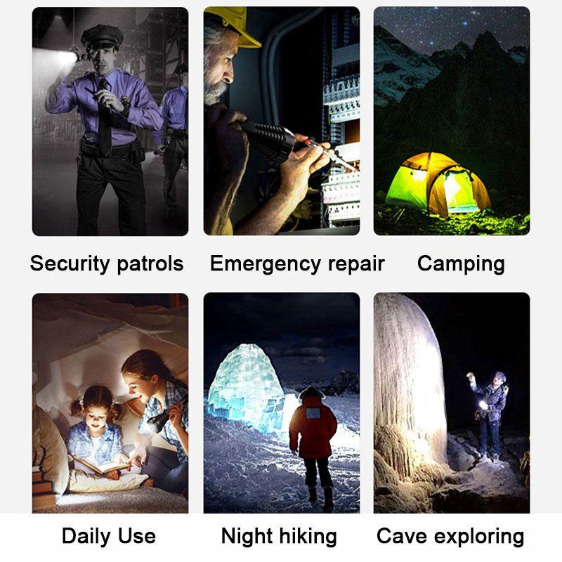 🔥Hot sale🔥Multifunctional White Laser Telescopic Zoom Tactical Flashlight - clarioy