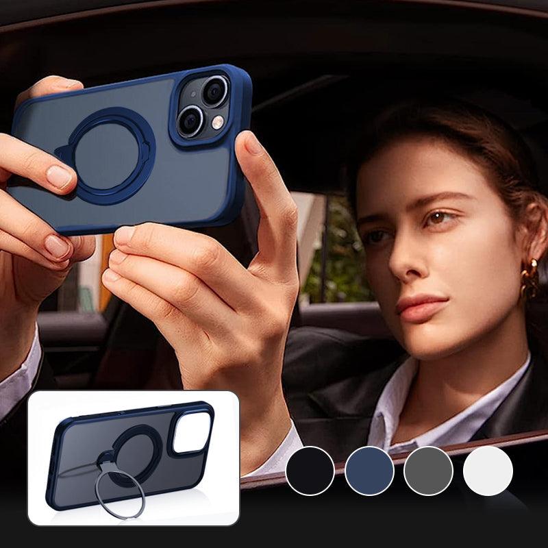 360° Rotatable Invisible Magnetic Stand Phone Case - clarioy