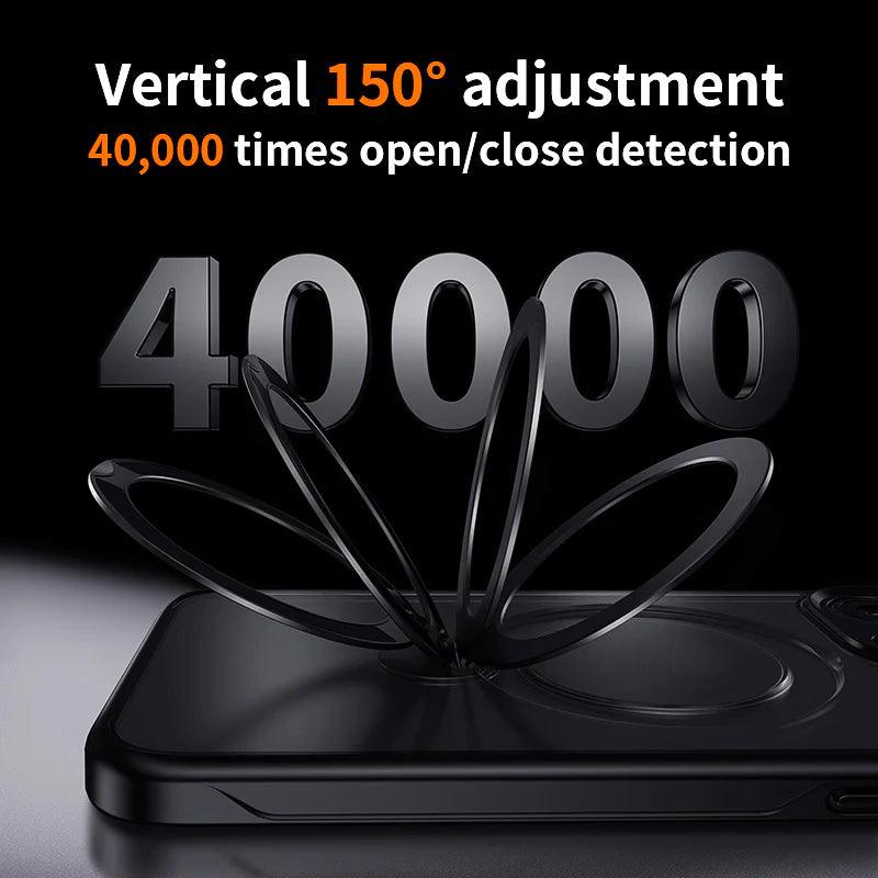 360° Rotatable Invisible Magnetic Stand Phone Case - clarioy