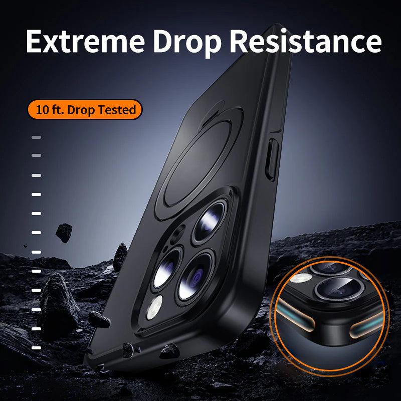 360° Rotatable Invisible Magnetic Stand Phone Case - clarioy