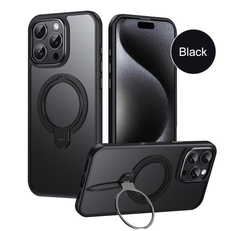 360° Rotatable Invisible Magnetic Stand Phone Case - clarioy