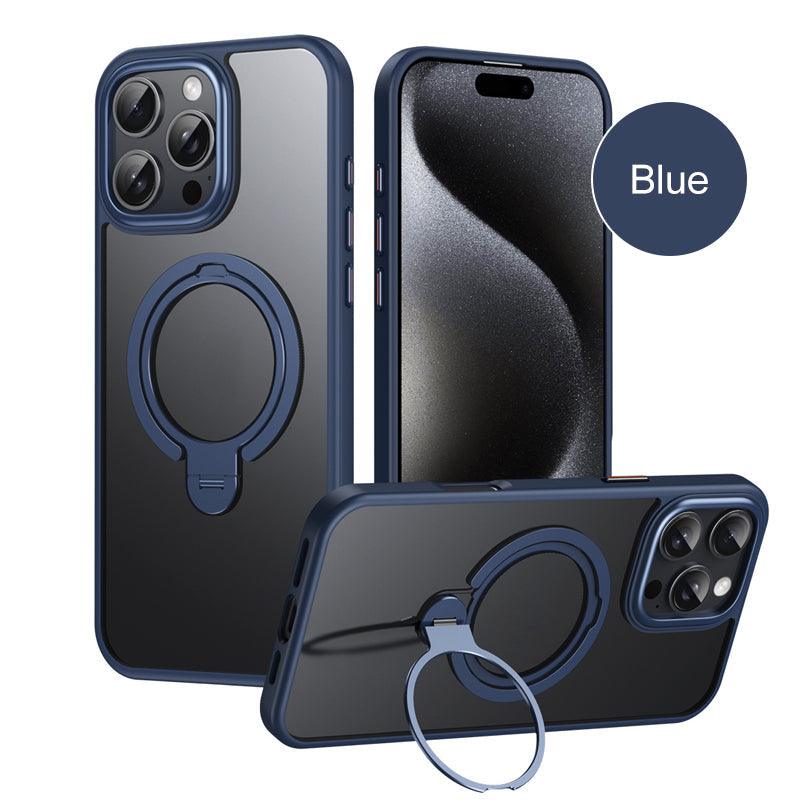 360° Rotatable Invisible Magnetic Stand Phone Case - clarioy