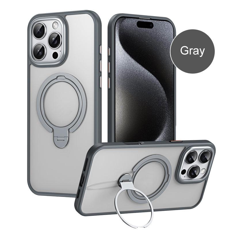 360° Rotatable Invisible Magnetic Stand Phone Case - clarioy