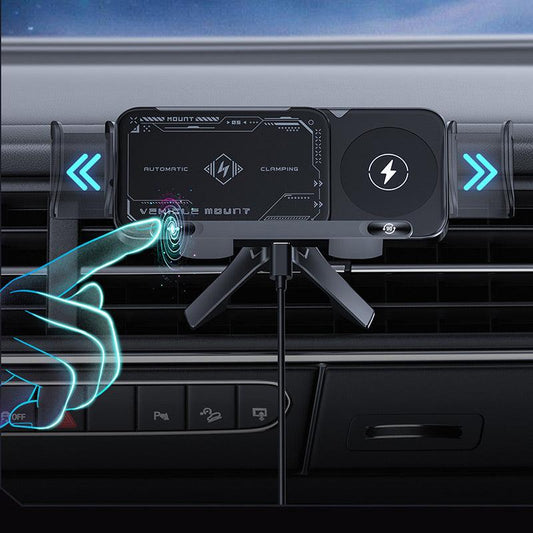 Car Wireless Charging Smartphone/Tablet Holder - clarioy
