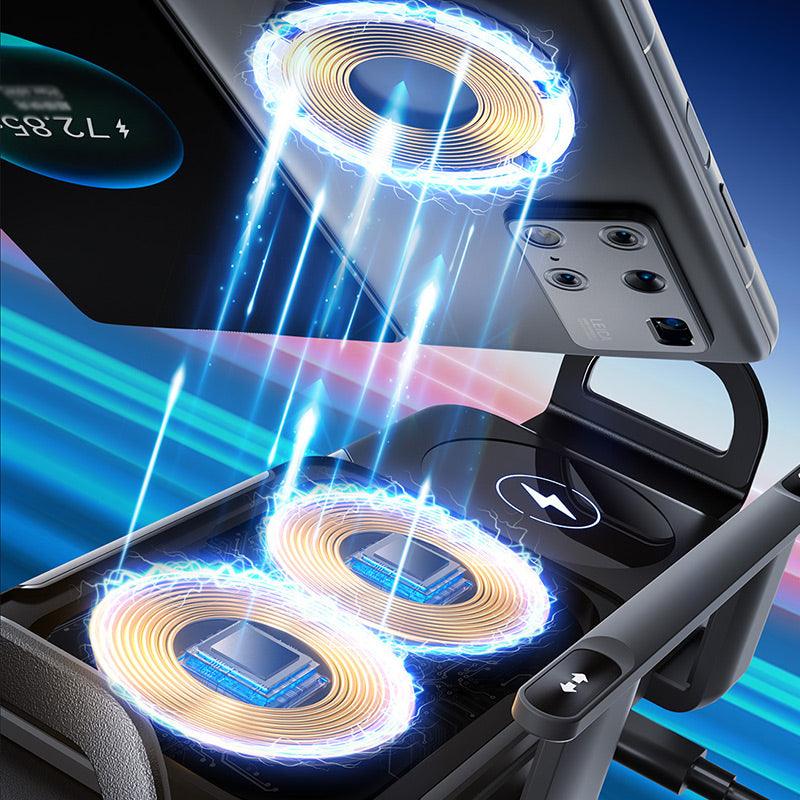 Car Wireless Charging Smartphone/Tablet Holder - clarioy