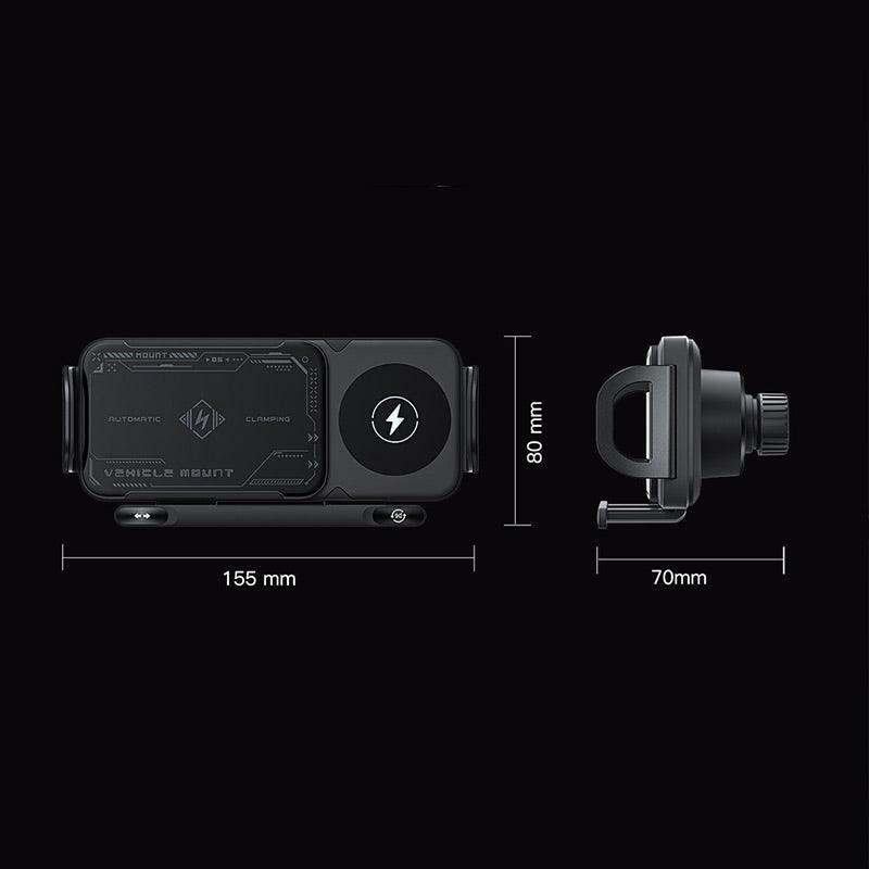 Car Wireless Charging Smartphone/Tablet Holder - clarioy