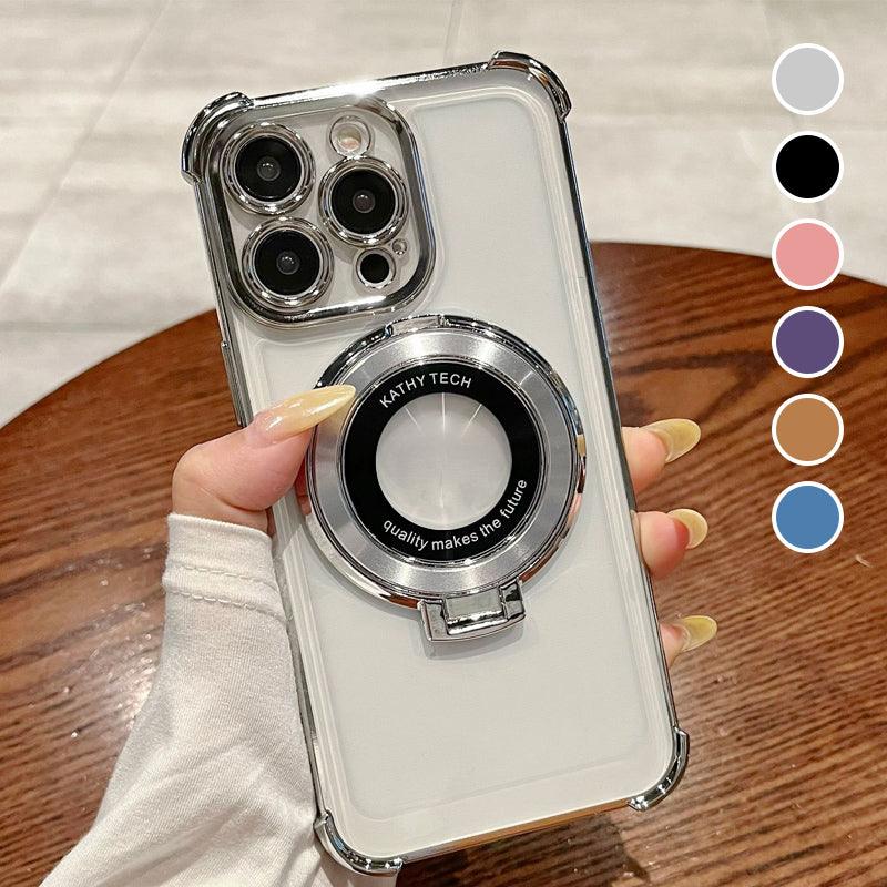 🔥Limited Time 50% OFF🔥Magnetic Lens Protective Phone Case with Stand - clarioy