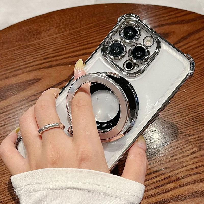 🔥Limited Time 50% OFF🔥Magnetic Lens Protective Phone Case with Stand - clarioy