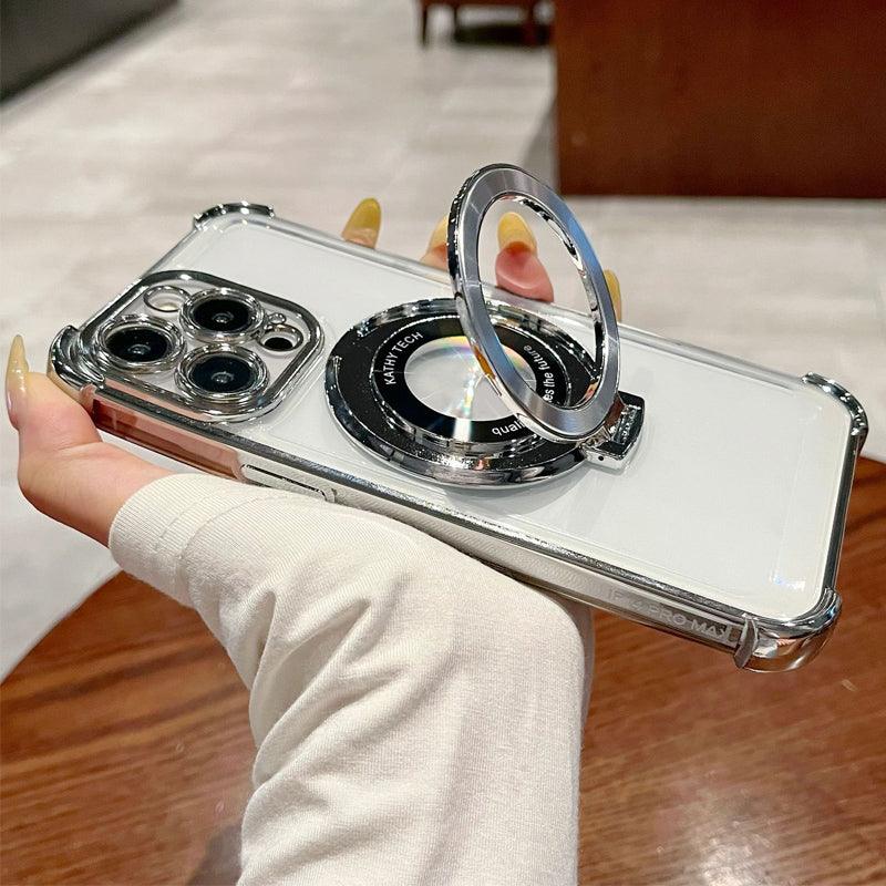 🔥Limited Time 50% OFF🔥Magnetic Lens Protective Phone Case with Stand - clarioy