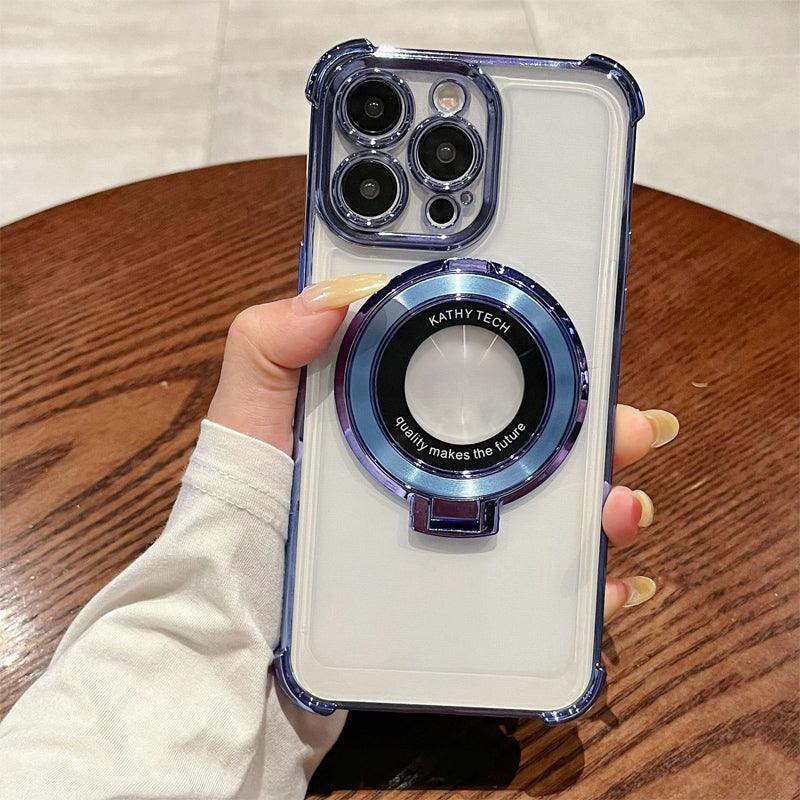 🔥Limited Time 50% OFF🔥Magnetic Lens Protective Phone Case with Stand - clarioy