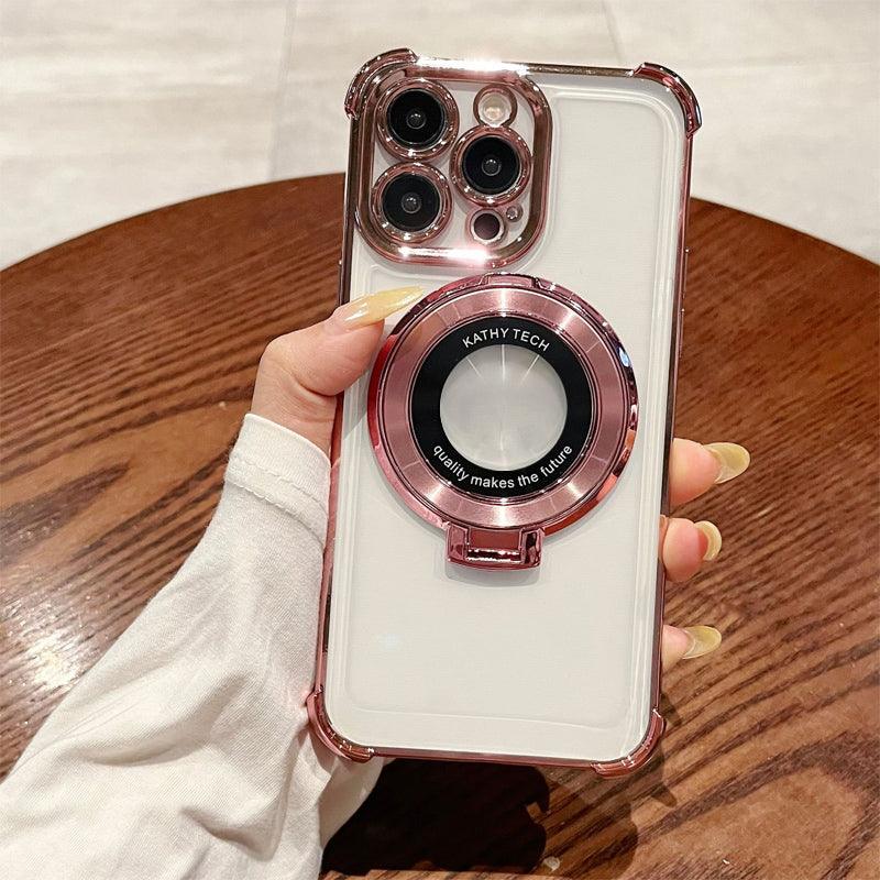 🔥Limited Time 50% OFF🔥Magnetic Lens Protective Phone Case with Stand - clarioy