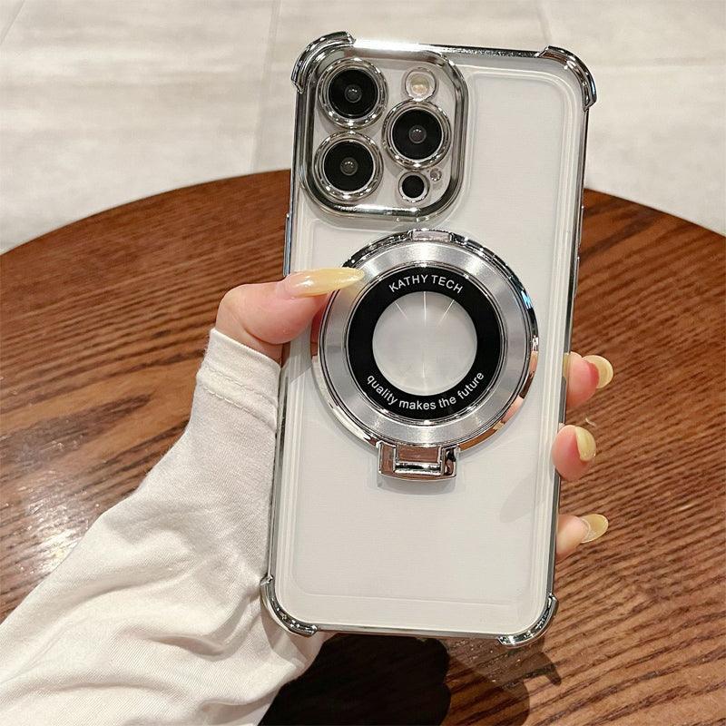 🔥Limited Time 50% OFF🔥Magnetic Lens Protective Phone Case with Stand - clarioy