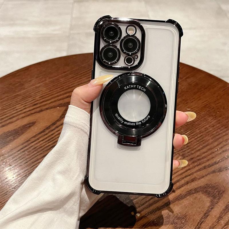 🔥Limited Time 50% OFF🔥Magnetic Lens Protective Phone Case with Stand - clarioy