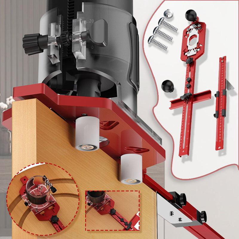 🌟Hot Sale 50% OFF🌟 Multi-Function Aluminum Router Base: 3-in-1 Solution for Trimming, Rounding, and Grooving! ✂️🔧✨ - clarioy