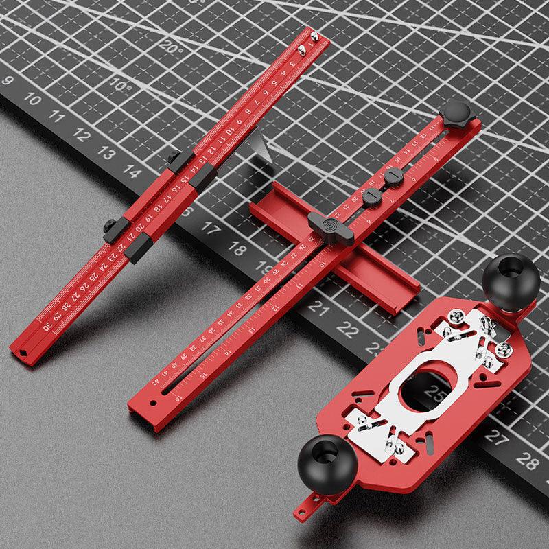 🌟Hot Sale 50% OFF🌟 Multi-Function Aluminum Router Base: 3-in-1 Solution for Trimming, Rounding, and Grooving! ✂️🔧✨ - clarioy