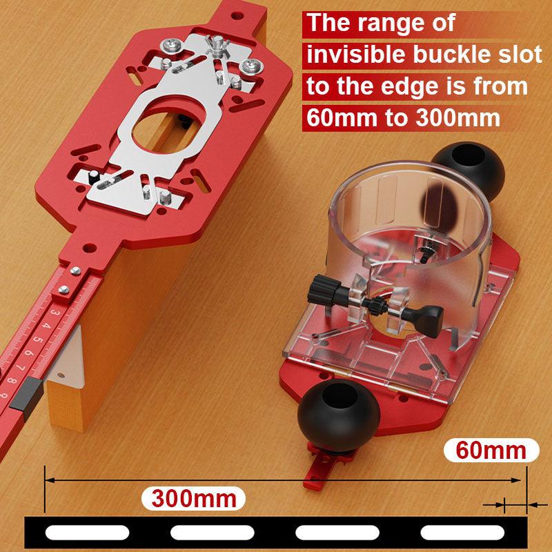 🌟Hot Sale 50% OFF🌟 Multi-Function Aluminum Router Base: 3-in-1 Solution for Trimming, Rounding, and Grooving! ✂️🔧✨ - clarioy