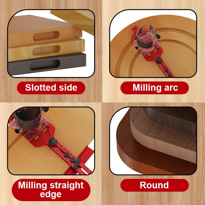 🌟Hot Sale 50% OFF🌟 Multi-Function Aluminum Router Base: 3-in-1 Solution for Trimming, Rounding, and Grooving! ✂️🔧✨ - clarioy