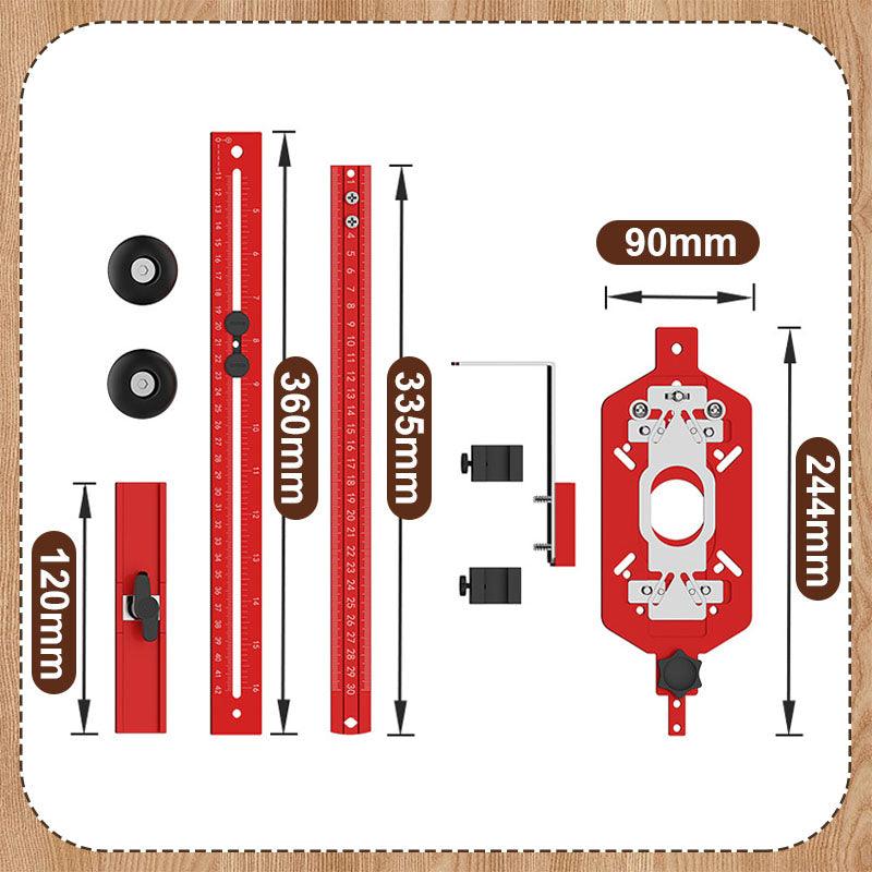 🌟Hot Sale 50% OFF🌟 Multi-Function Aluminum Router Base: 3-in-1 Solution for Trimming, Rounding, and Grooving! ✂️🔧✨ - clarioy