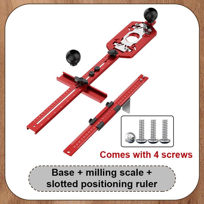 🌟Hot Sale 50% OFF🌟 Multi-Function Aluminum Router Base: 3-in-1 Solution for Trimming, Rounding, and Grooving! ✂️🔧✨ - clarioy