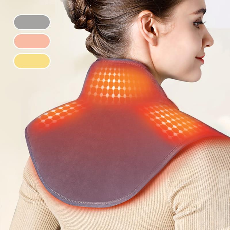 Electric Neck and Shoulder Heating Pad with Vibration - clarioy